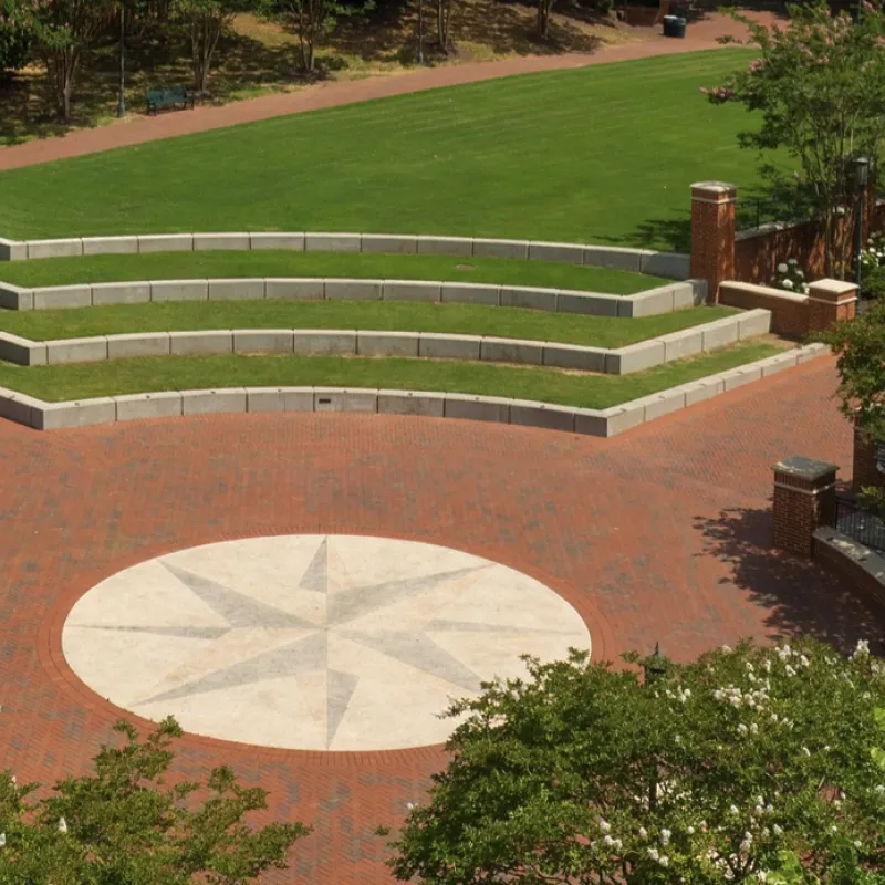 Aerial shot of the Star Quad
