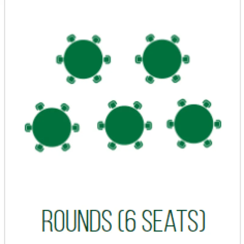 Round (6 seats)